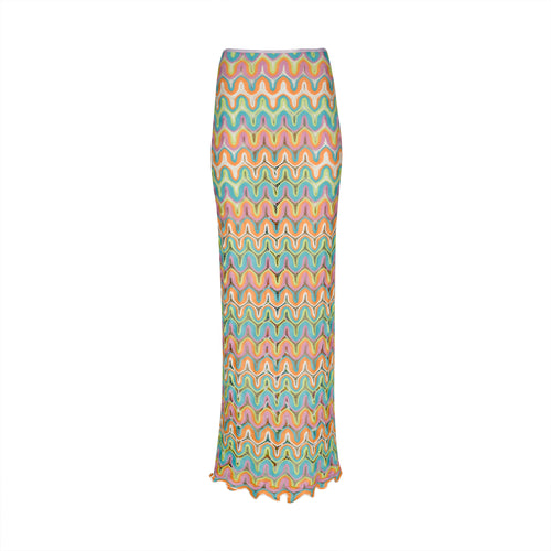 Multicolor Tricot Skirt
