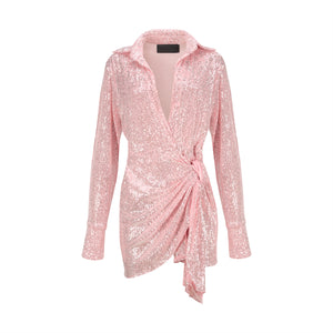 Pink Sequins Dress