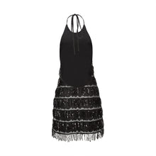 Load image into Gallery viewer, Fringe Sequins Mini Dress