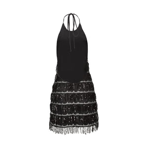 Fringe Sequins Mini Dress