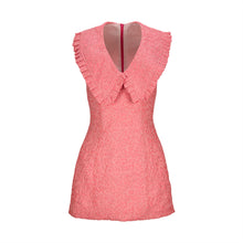 Load image into Gallery viewer, Pink Brocade Mini Dress