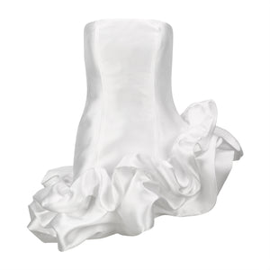 White Dress W/ Ruffles