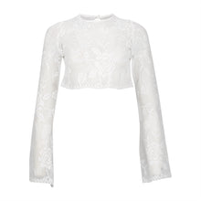 Load image into Gallery viewer, White Crochet Top