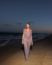 Load image into Gallery viewer, Purple Iridescent Sequins Dress