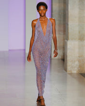 Load image into Gallery viewer, Purple Iridescent Sequins Dress