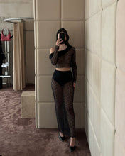 Load image into Gallery viewer, Black Lace Skirt