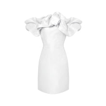 Load image into Gallery viewer, White Ruffled Dress