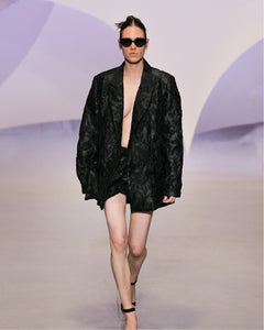 Black Jacquard Blazer
