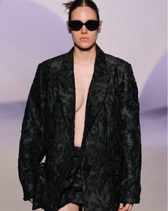 Black Jacquard Blazer