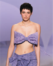Load image into Gallery viewer, Denim Bow Top