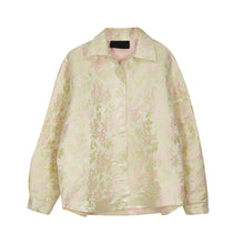 Load image into Gallery viewer, Yellow Brocade Shirt