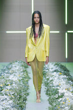 Load image into Gallery viewer, Yellow Sequins Blazer