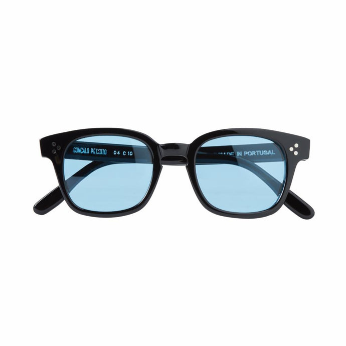 Black Sunglasses W/ Light Blue Lenses