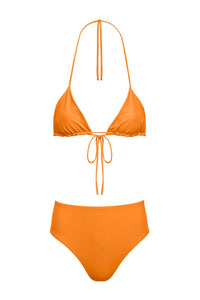 Orange Triangle Bikini