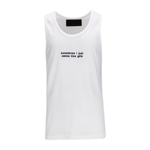 Load image into Gallery viewer, White Embroidered Singlet